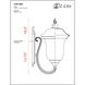 Armstrong 3 Light 24.25 inch Bronze Outdoor Wall Light