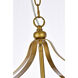 Janet 4 Light 15 inch Brass Pendant Ceiling Light