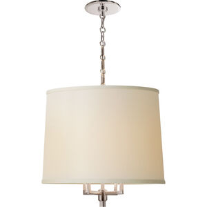 Barbara Barry Westport 4 Light 23 inch Soft Silver Hanging Shade Ceiling Light, Large