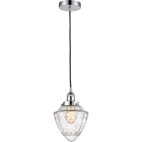 Edison Bullet LED 8 inch Polished Chrome Mini Pendant Ceiling Light