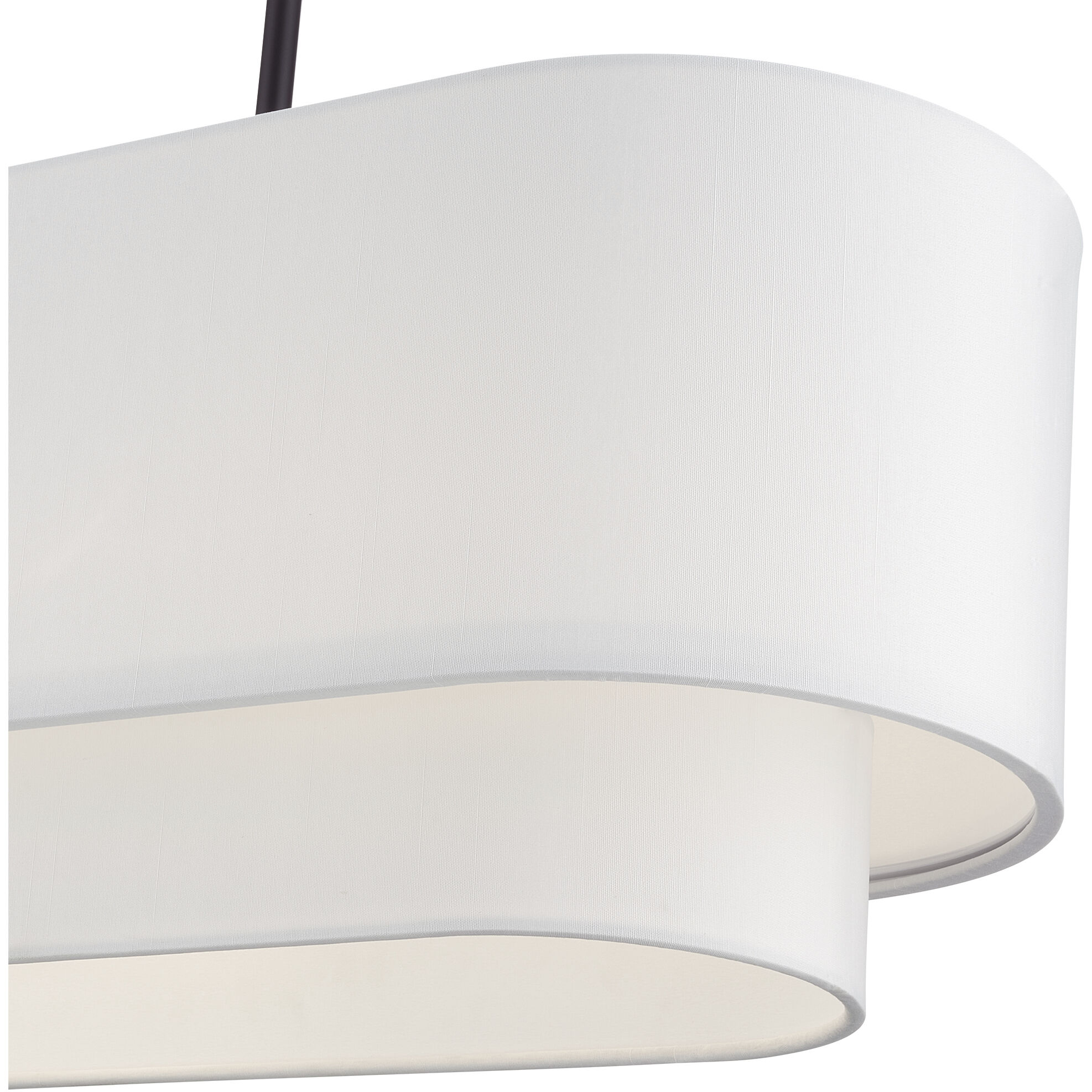 Manorwood 3 Light 30 inch Bronze Linear Chandelier Ceiling Light