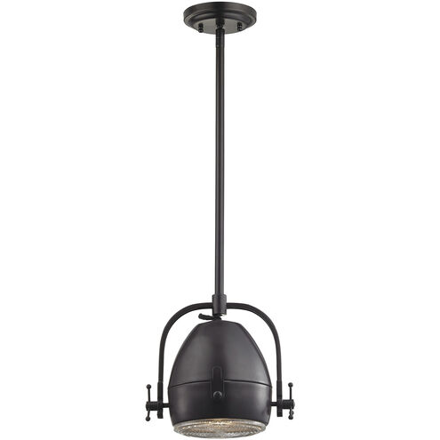 Urbano 1 Light 8 inch Polished Chrome with Clear Mini Pendant Ceiling Light