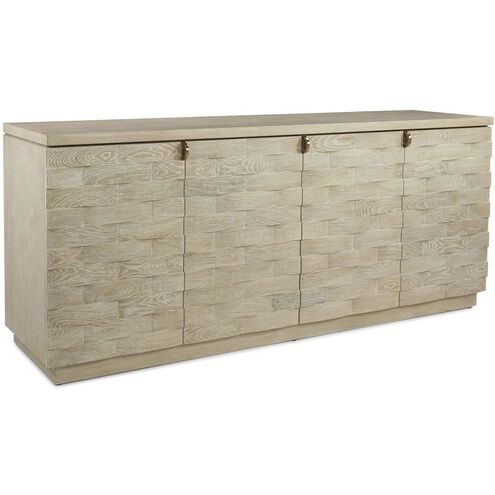Tessere 84.5 X 21 inch Limed Credenza, 4 Door