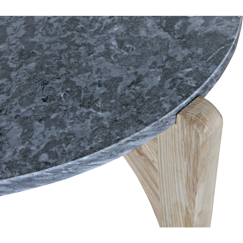 Confucius 33.5 X 33.5 inch Waxed Coffee Table