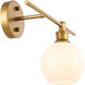 Syracuse 1 Light 14.7 inch Brass Wall sconce Wall Light, Right