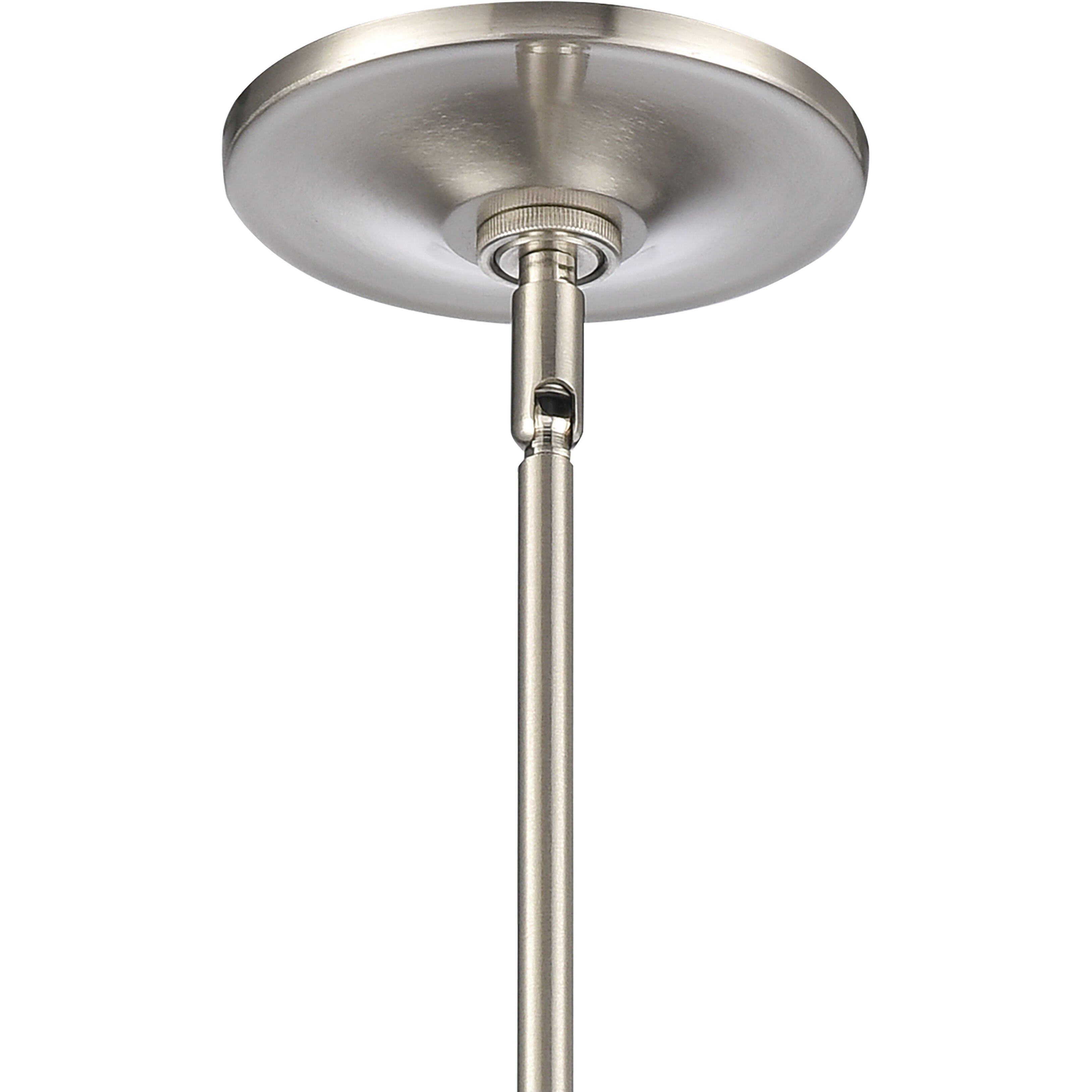 Connection 1 Light 8 inch Satin Nickel Mini Pendant Ceiling Light