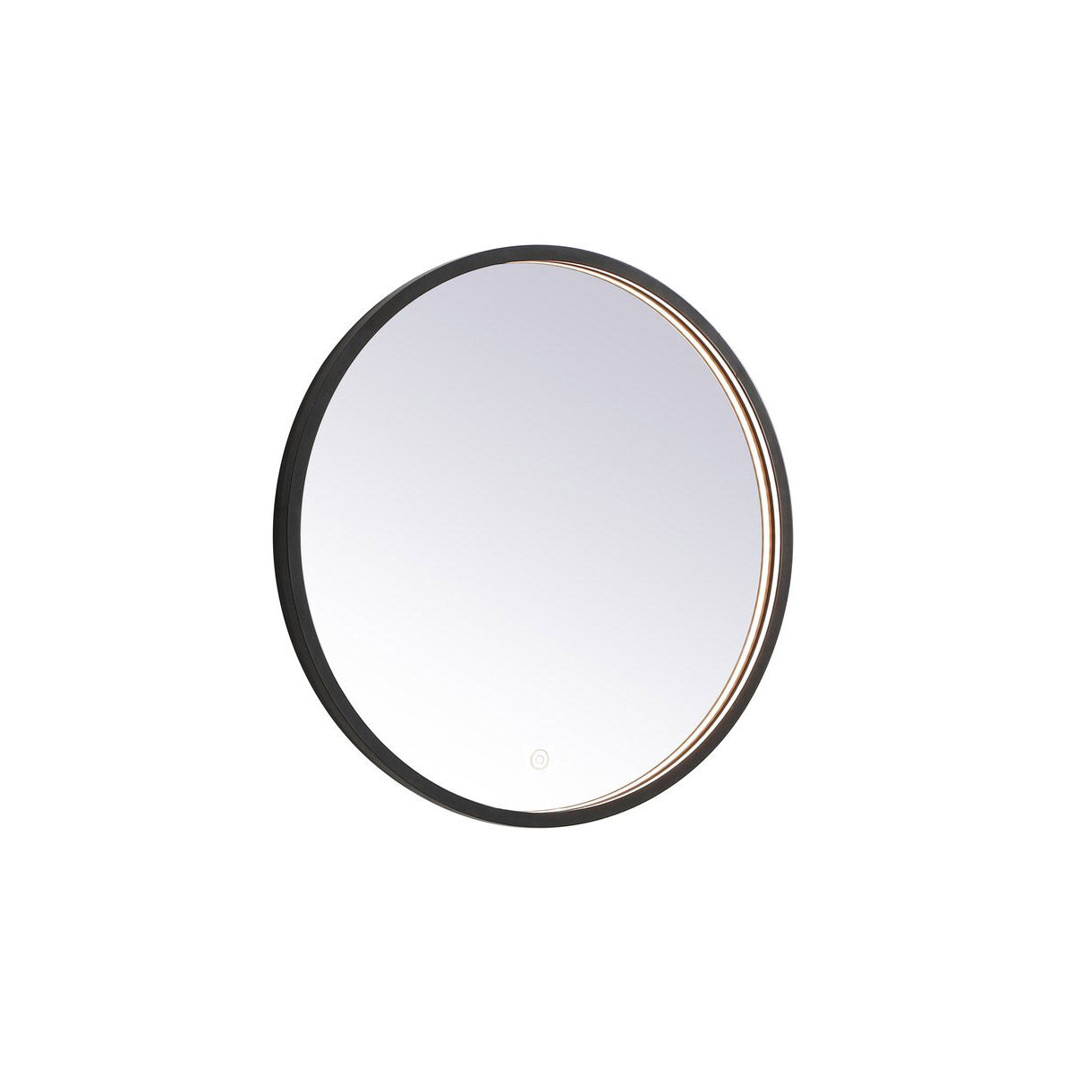 Pier 24 X 24 inch Black LED Mirror
