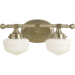 Taylor 2 Light 17 inch Brushed Nickel Sconce Wall Light