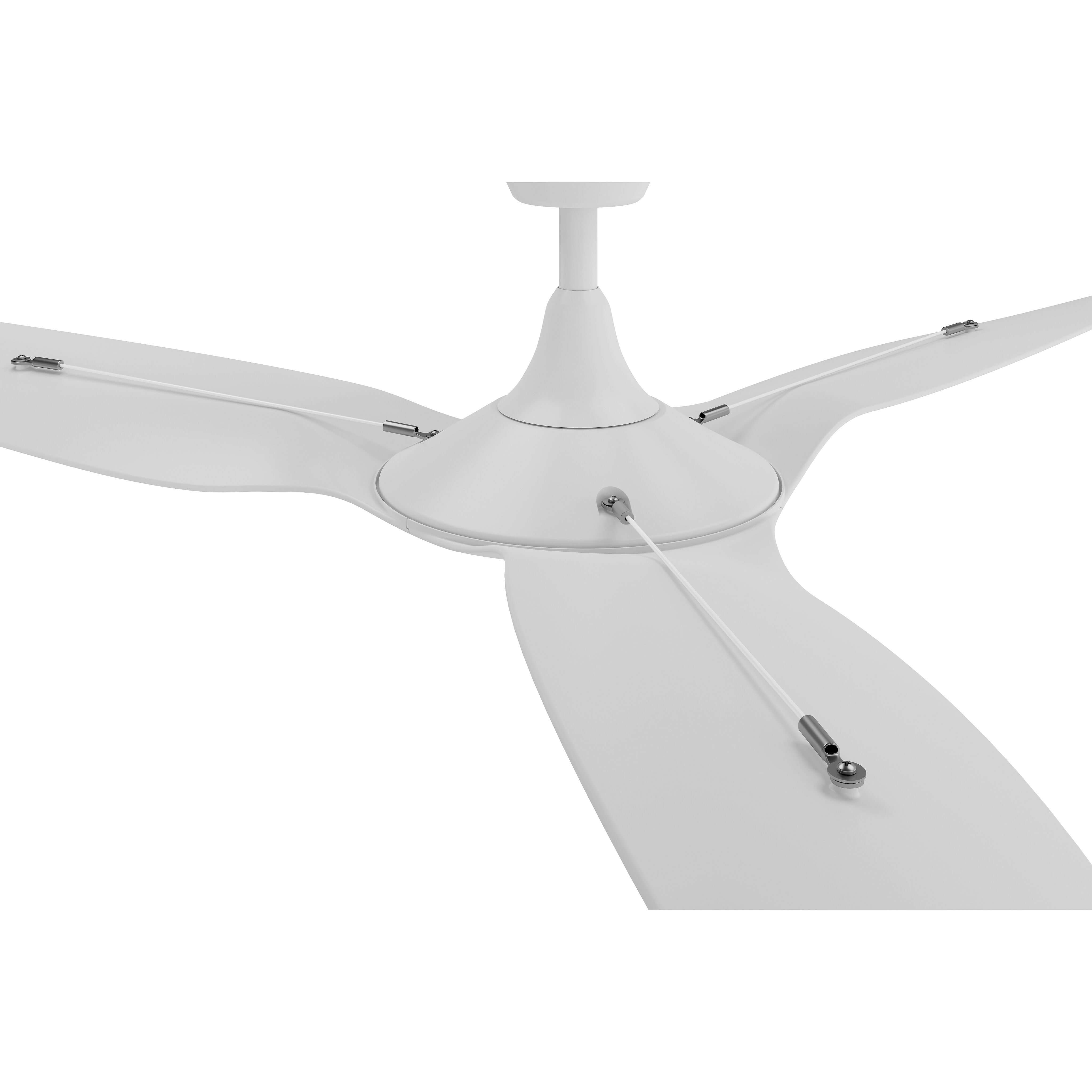 Haiku Coastal 52 inch White Outdoor Ceiling Fan with light