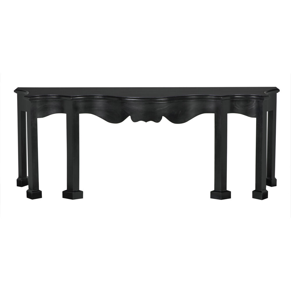 Estate 84 X 20 inch Hand Rubbed Black Console