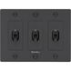 3G Toggle 120-277 Black Light Switch