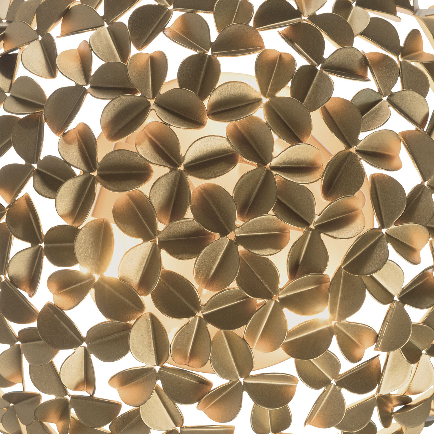 Cora 3 Light 16 inch Soft Gold Flush Ceiling Light