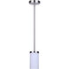 Britton 1 Light 4.75 inch Brushed Nickel Rod Pendant Ceiling Light