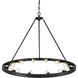 Castile 12 Light 40 inch Matte Black Chandelier Ceiling Light