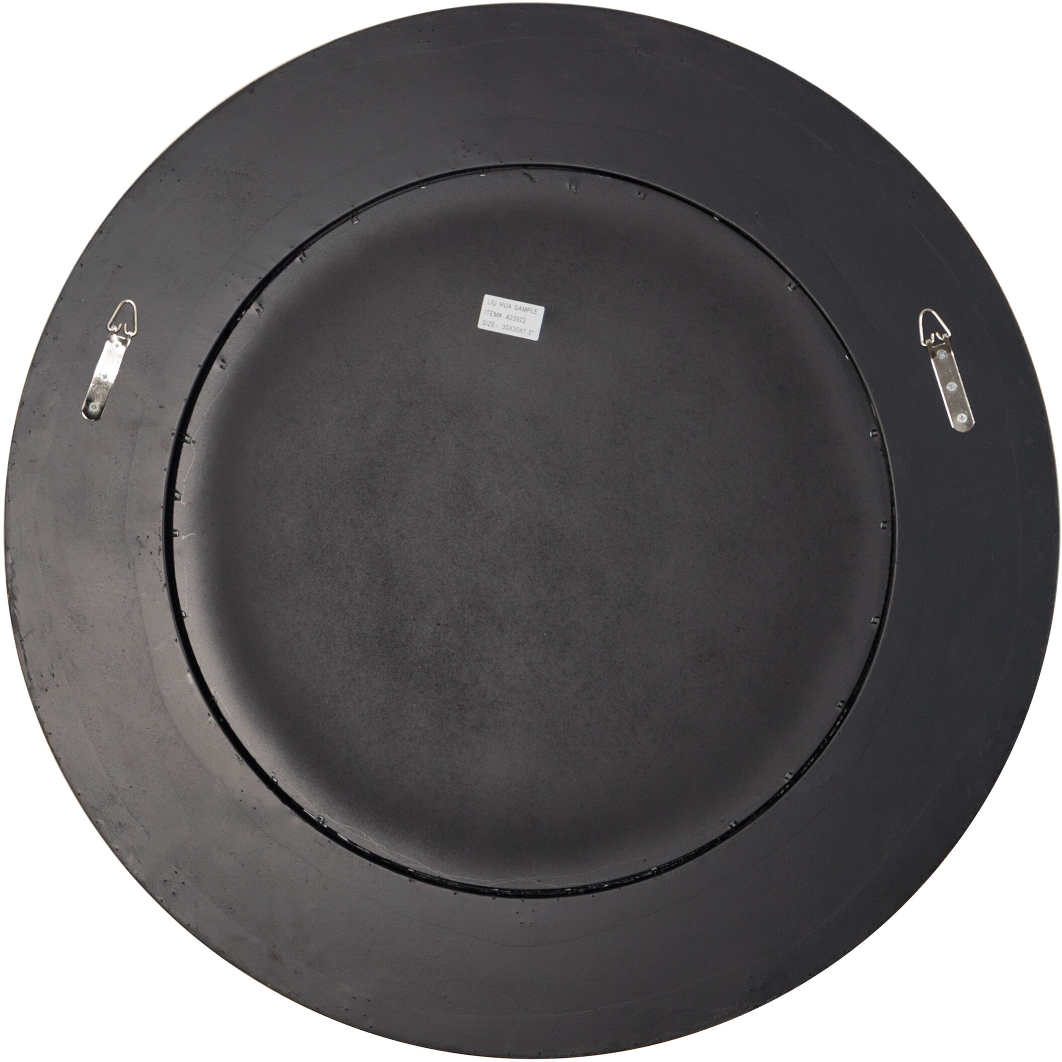 Azzezzi 30 X 30 inch Black/White/Gold Mirror, Varaluz Casa