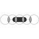 Maestro LED 37.75 inch Black Linear Pendant Ceiling Light