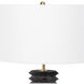 Noir 27 inch 150.00 watt Natural Stone Table Lamp Portable Light, Column
