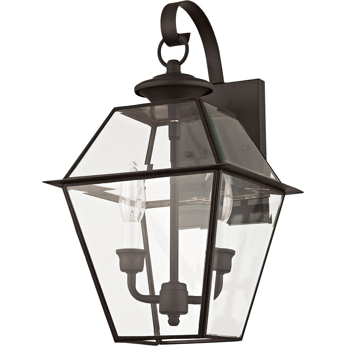 Westover 2 Light 16.5 inch Bronze Outdoor Wall Lantern