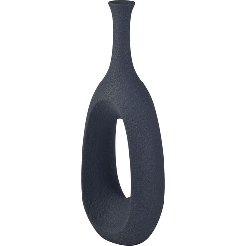 Parga 36 X 9 inch Bottle in Textured Black, Extra Large