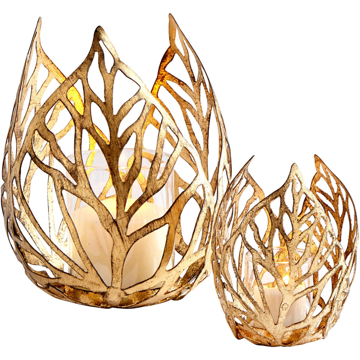 Sunrise Flame 8 X 6 inch Candle Holder, Large