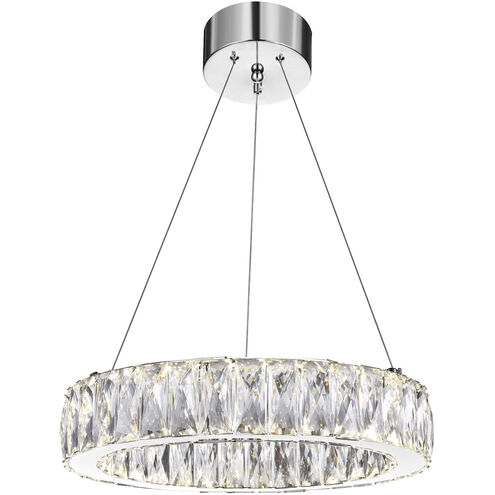 Juno LED 16 inch Chrome Chandelier Ceiling Light