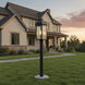 Madrid 1 Light 24.13 inch Black Outdoor Post Light