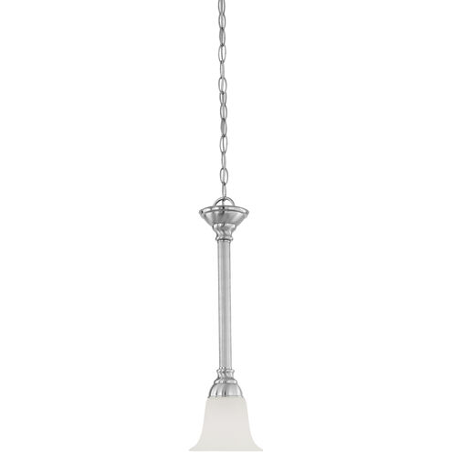 Riva 1 Light 6 inch Brushed Nickel Mini Pendant Ceiling Light