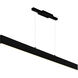 Krista LED 47 inch Satin Black Pool Table Light Ceiling Light