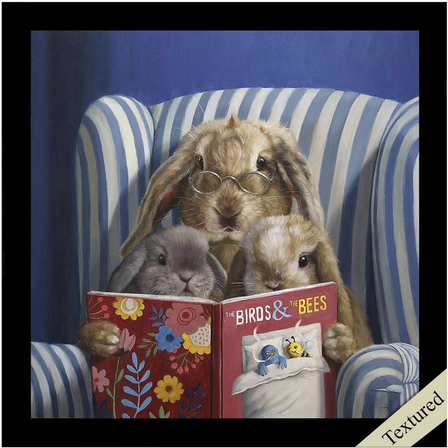 Animals 11 X 11 inch Non-Glass Framed Art, Propac