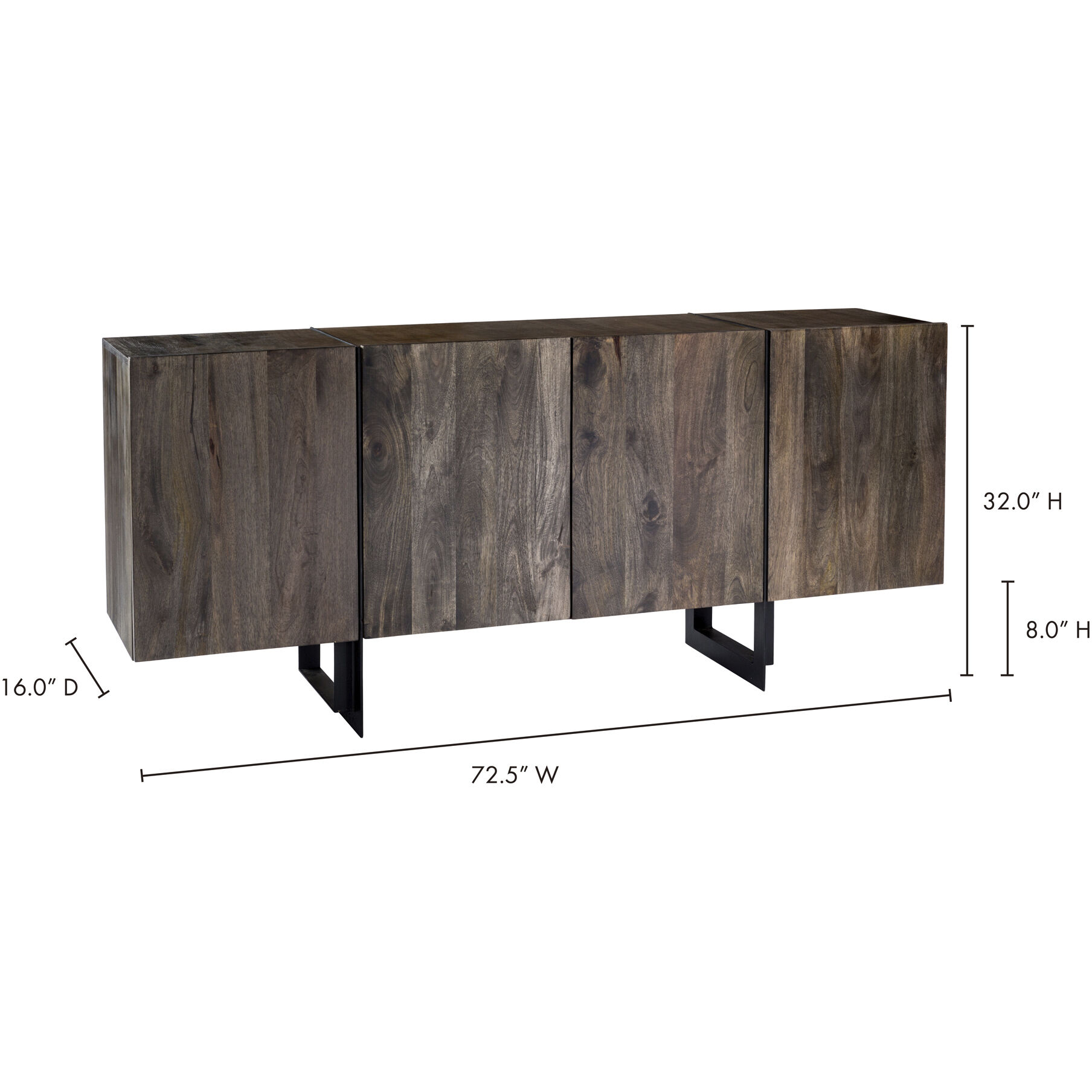 Tiburon 73 X 16 inch Natural Sideboard, Large