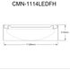 Carmen LED 11 inch Matte Black Flush Mount Ceiling Light