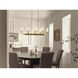 Homestead Vetivene 8 Light 18 inch Natural Brass Chandelier Ceiling Light, Vetivene