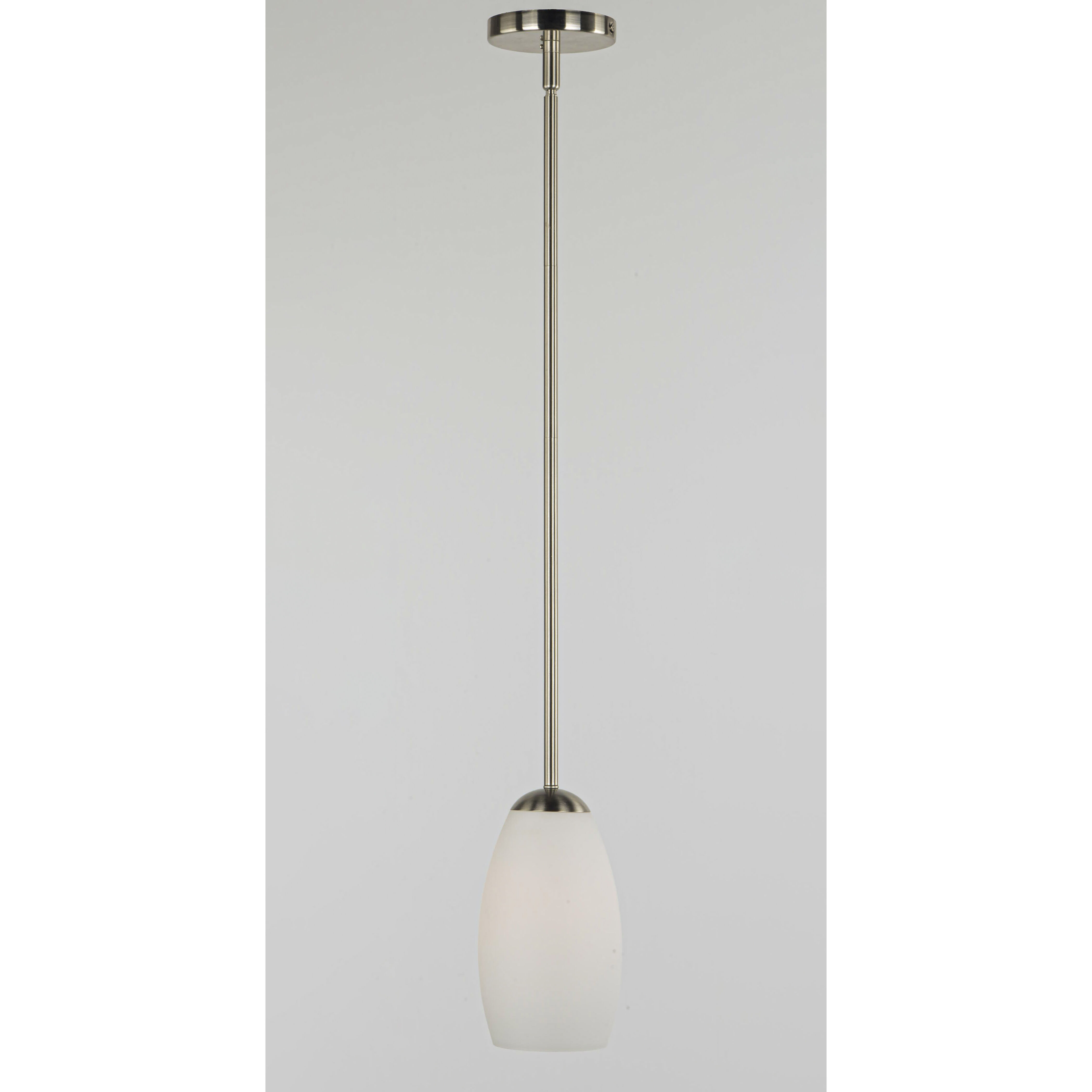 Taylor 1 Light 5 inch Satin Nickel Mini Pendant Ceiling Light