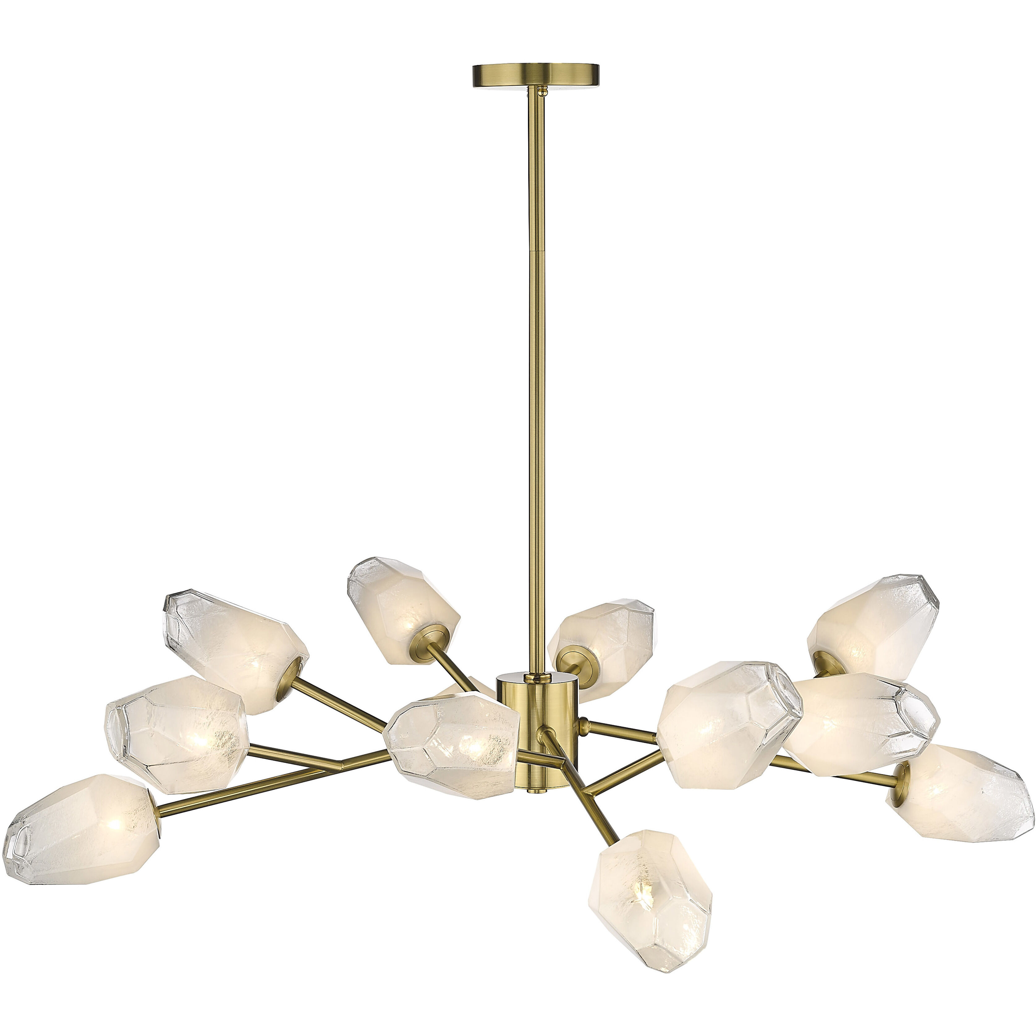 Canada 12 Light 39 inch Gold Chandelier Ceiling Light