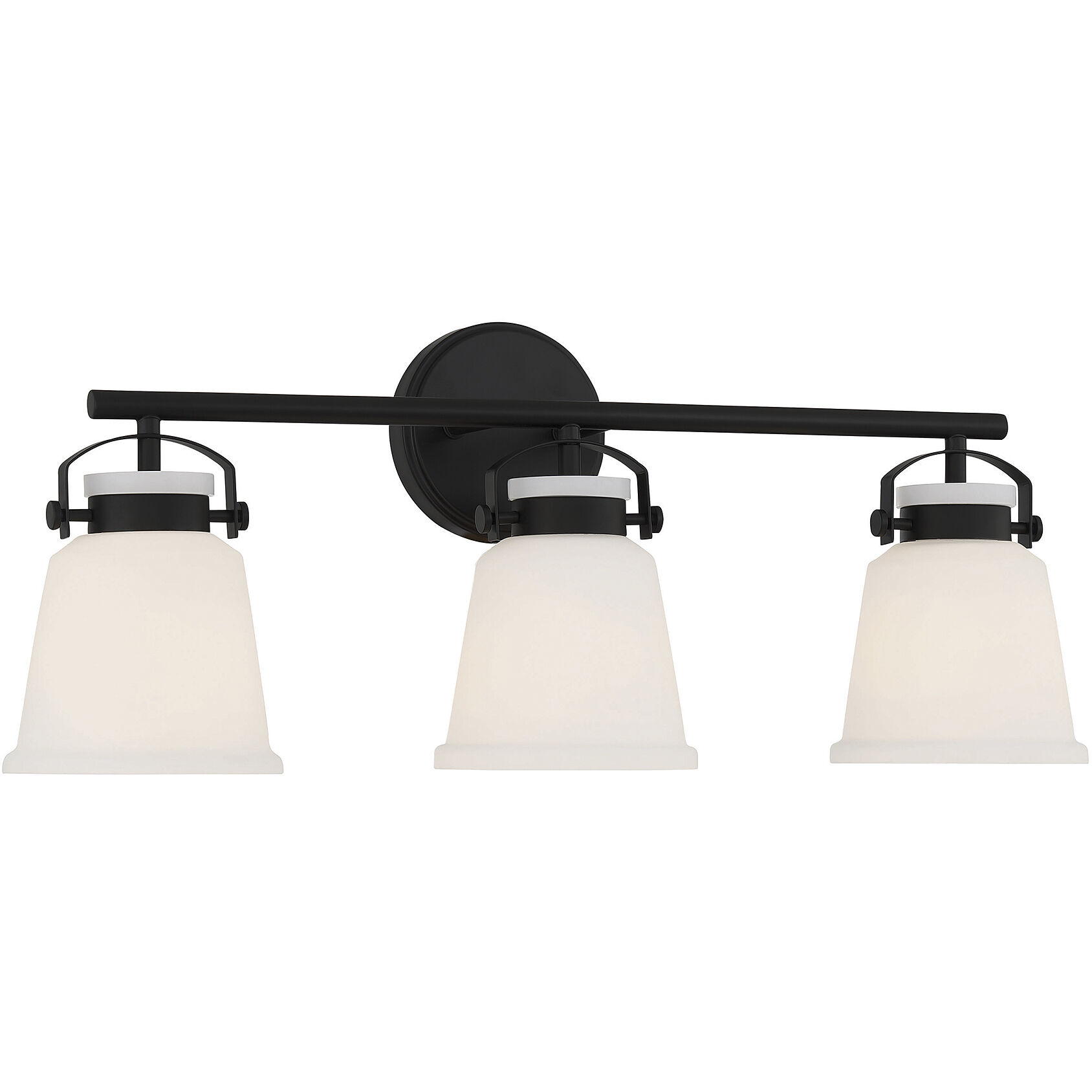 Kaden 3 Light 26 inch Black Bathroom Vanity Light Wall Light, Essentials