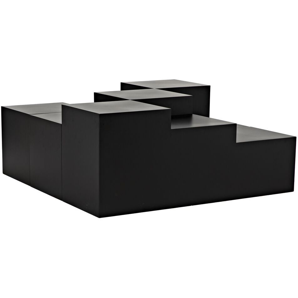 Stein 48 X 48 inch Matte Black Coffee Table