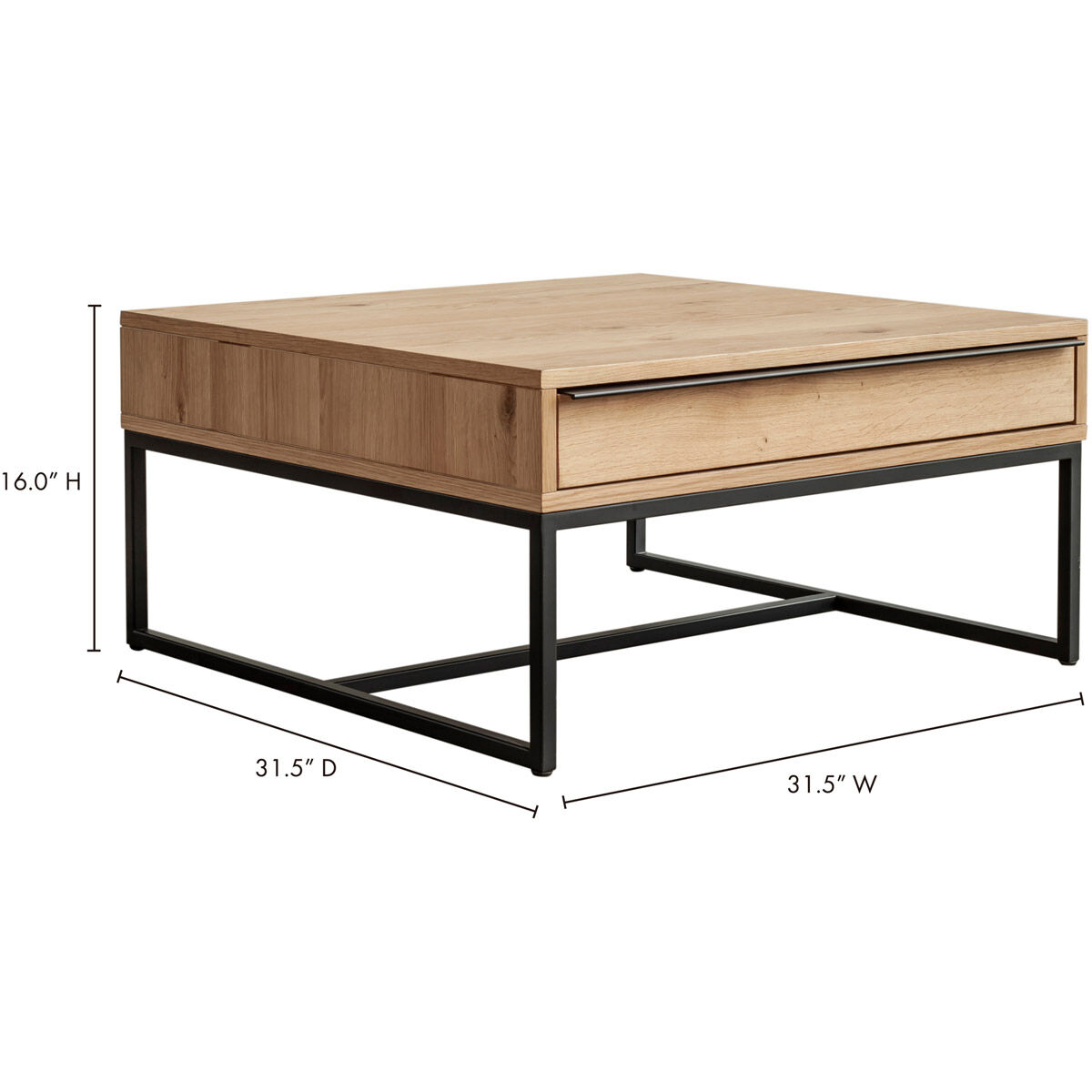 Nevada 32 X 32 inch Brown Coffee Table