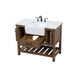 Clement 42 X 22 X 34 inch Driftwood Bathroom Vanity Cabinet