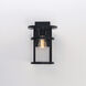 Clyde Vivex 1 Light 14 inch Black Outdoor Wall Mount