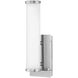 Simi LED 5 inch Brushed Nickel Bath Light Wall Light
