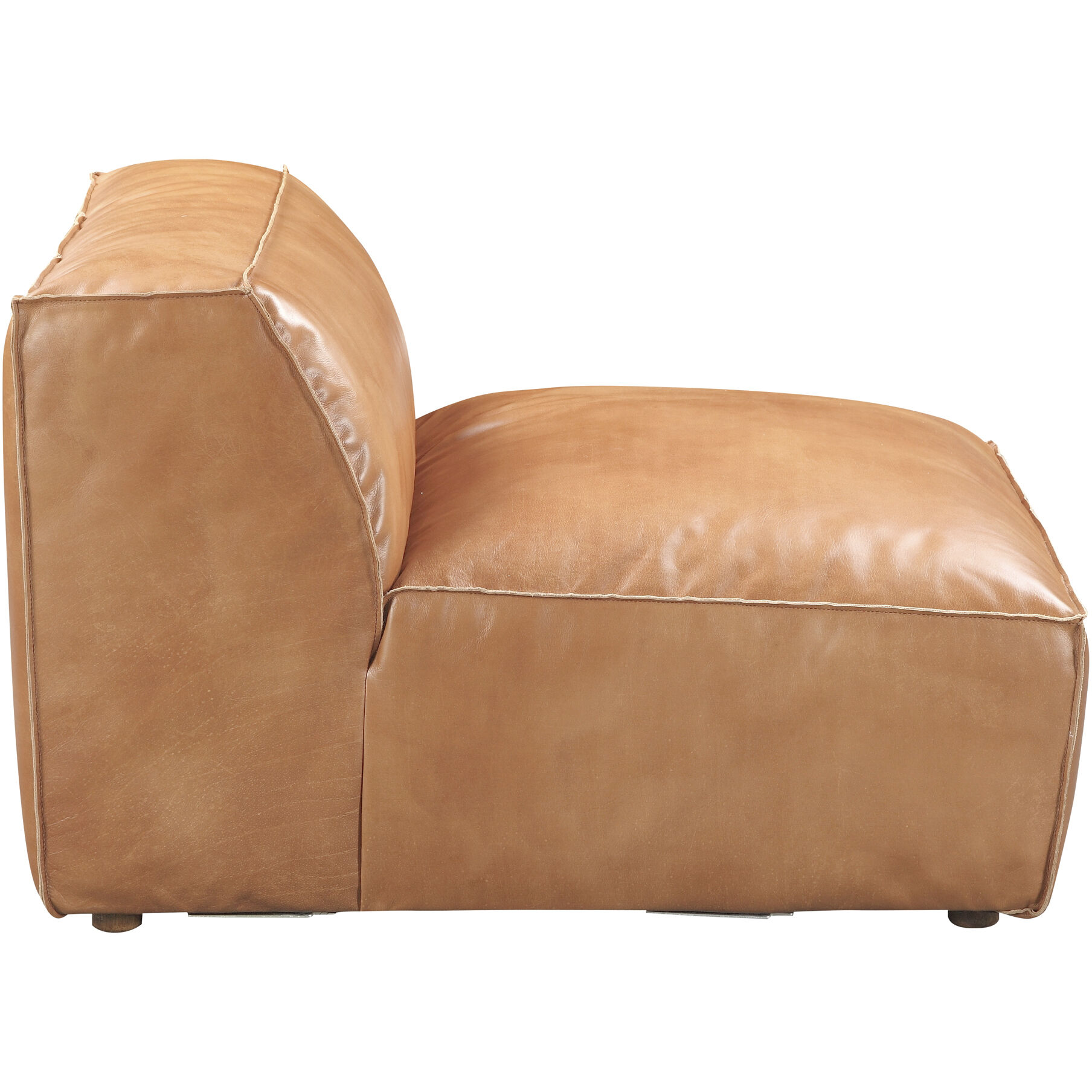 Luxe Brown Slipper Chair