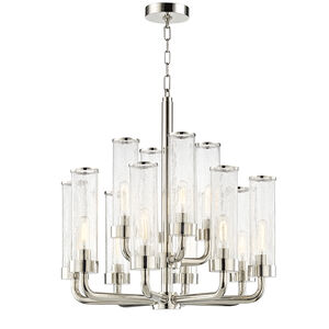 Soriano 12 Light 26 inch Polished Nickel Chandelier Ceiling Light