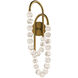 Parel LED 7 inch Aged Brass Wall Sconce Wall Light