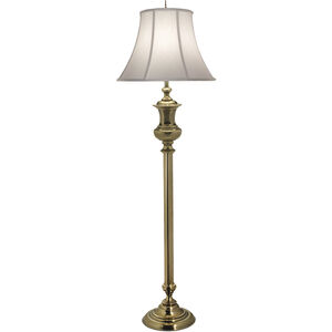 Signature 65 inch 150 watt Burnished Brass Floor Lamp Portable Light