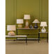 Zebulon 25.5 inch 150 watt Clear with Gold Speckles and Contemporary Gold Leaf Table Lamp Portable Light