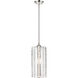 Alverton 1 Light 8 inch Polished Nickel Pendant Ceiling Light