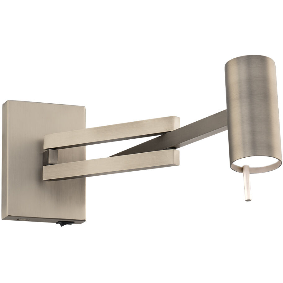 Gavel Indoor Wall Lighting in Brushed Nickel
