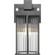 Fortis 1 Light 13 inch Sand Black Outdoor Wall Light