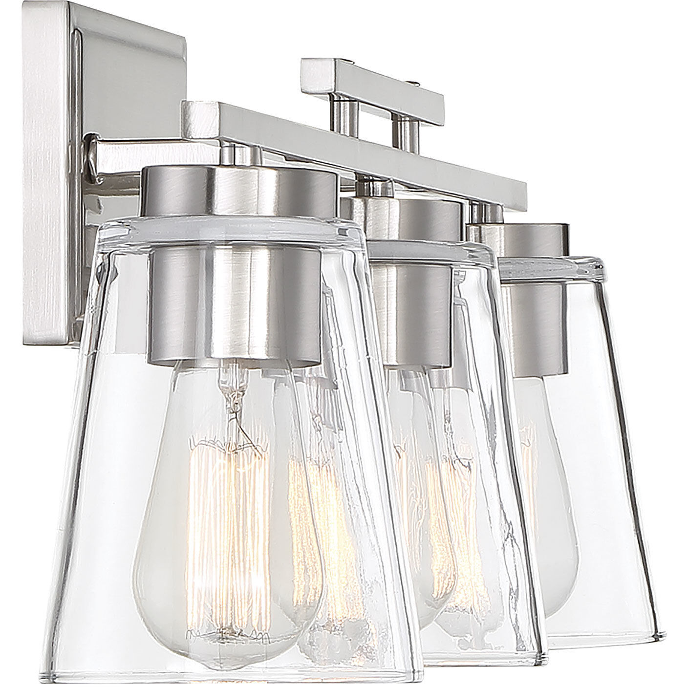 Calhoun 3 Light 24 inch Satin Nickel Bathroom Vanity Light Wall Light, Essentials