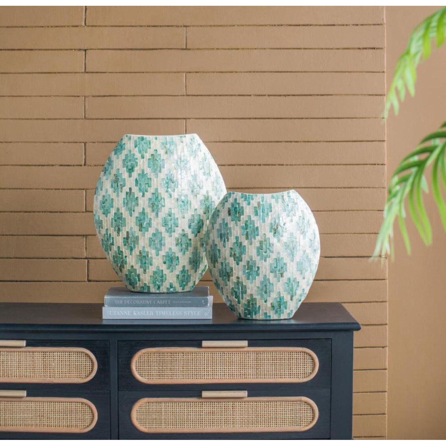 Diamond 13.8 X 5.9 inch Vase